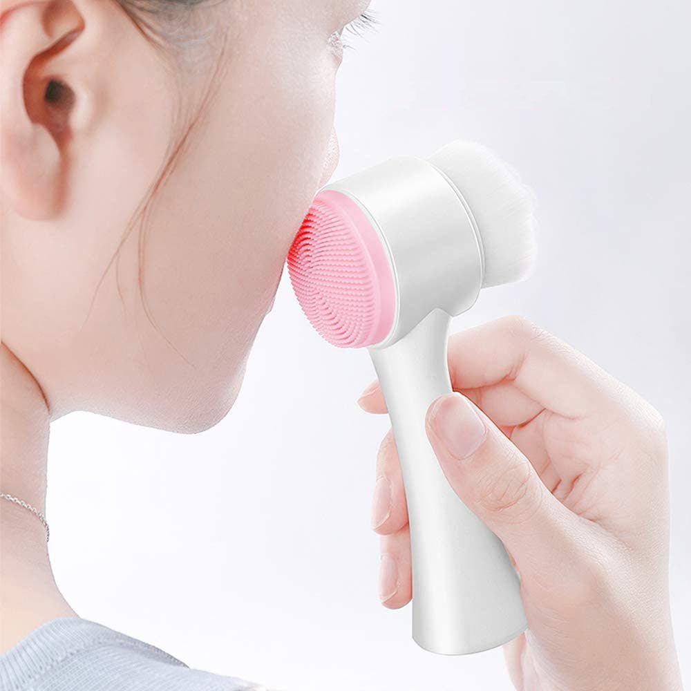 2 in 1 Dual Action Deep Cleansing Facial Brush