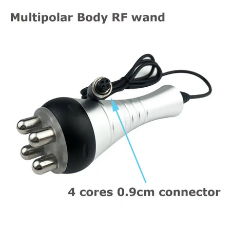 4 Probe RF Body Cavitation (4 core, 0.9cm plug) Replacement Handpiece