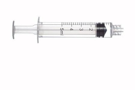 5cc / 5ml Luer Lock Syringe without Needle, Non Sterile, Pack of 100 *