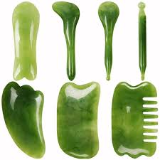 7 Pieces Gua Sha Scraping Massage Tools, Natutal Resin