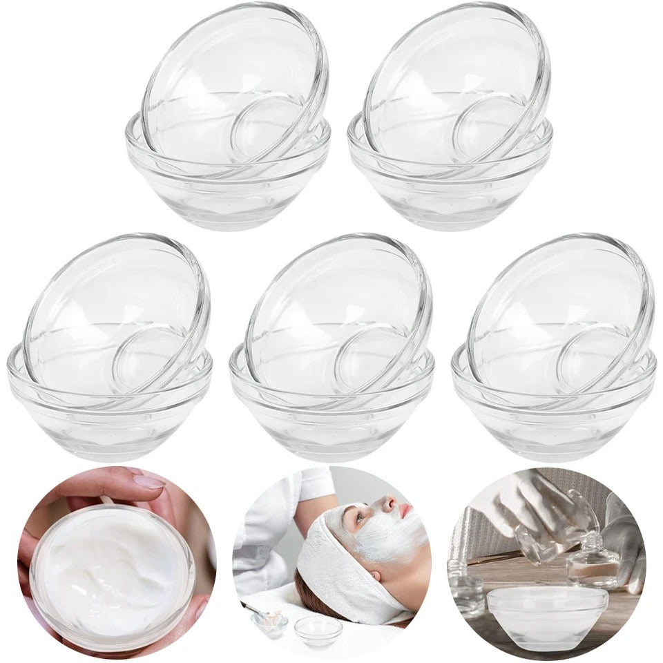 Acrylic Facial Mask Bowl, Clear #1 Extra Small