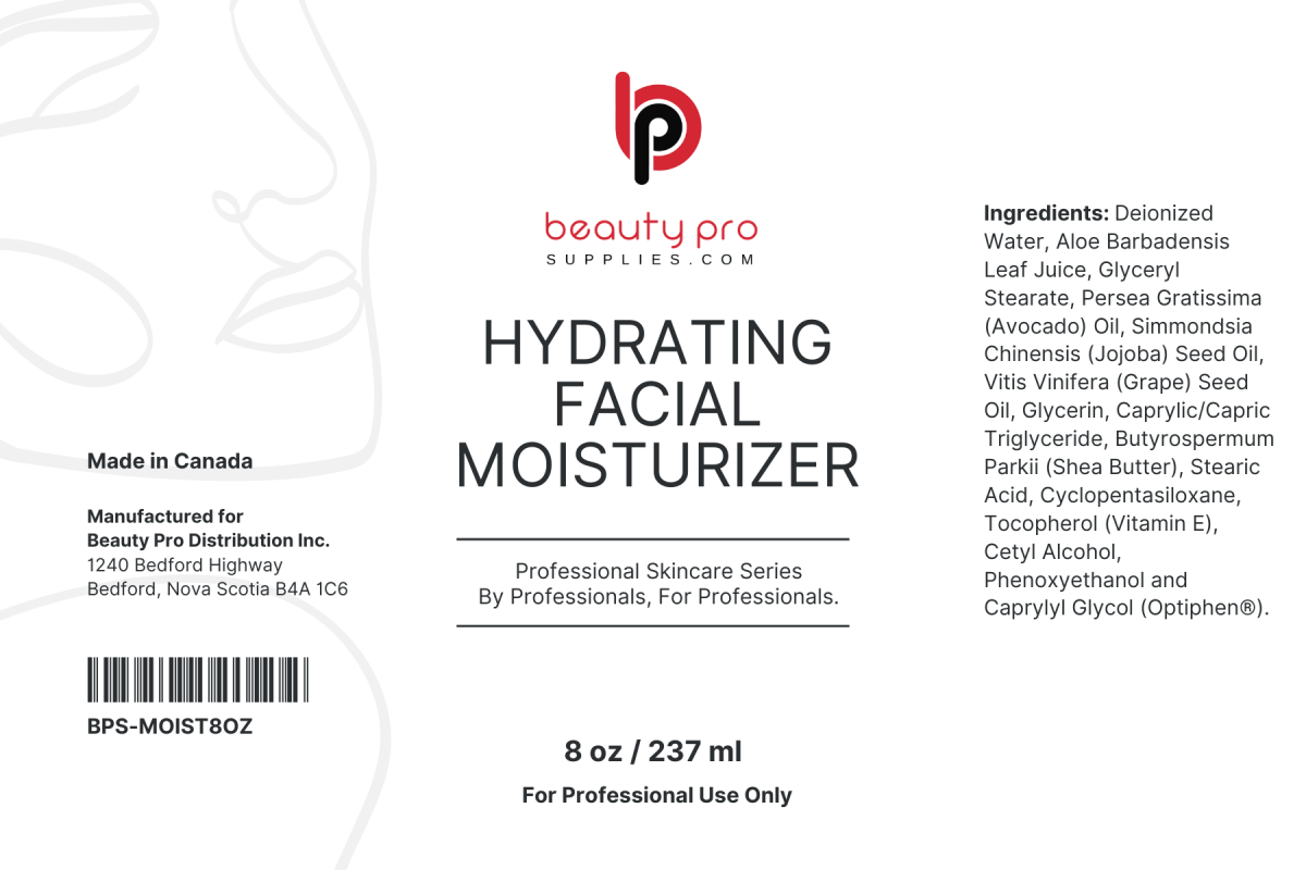 Beauty Pro Hydrating Facial Moisturizer, Professional Size 8oz / 237ml