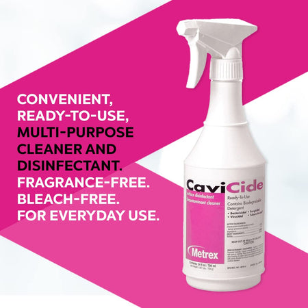 CaviCide Surface Disinfectant, 24oz Spray Bottle