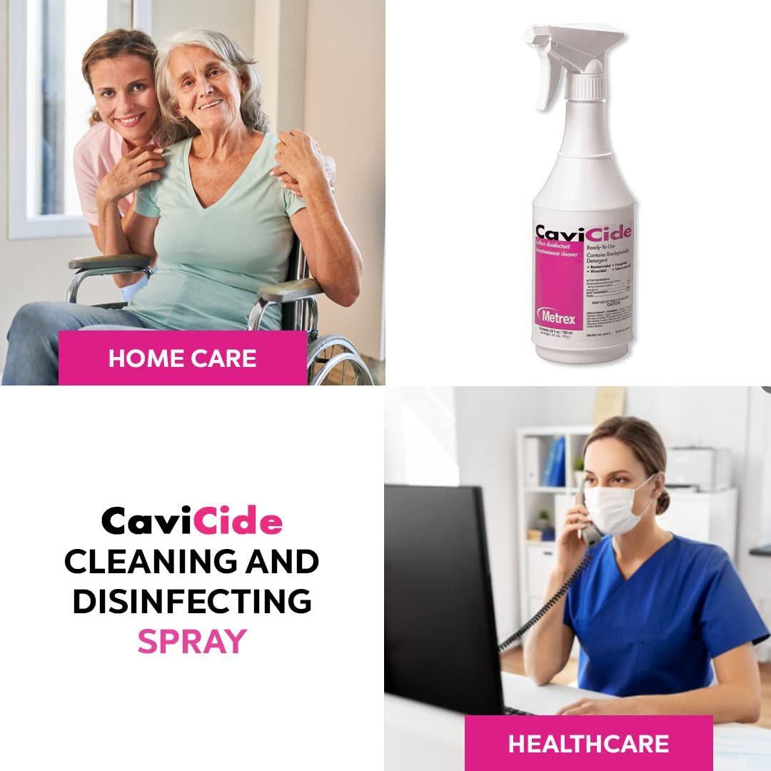 CaviCide Surface Disinfectant Spray Bottle, 24 fl oz / 709 ml