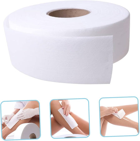 Cotton Wax Strips Roll 3” x 100 yards, 300ft Non - Woven Epilating Strip Wax Roll