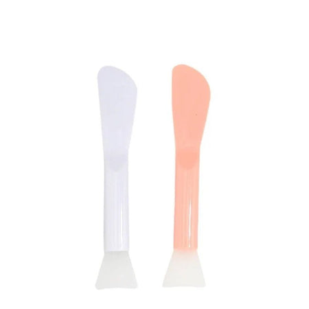 Dual Ended Applicator and Silicone Mask Brush, White