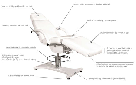 Elite Silverstar Med - Spa Facial Bed