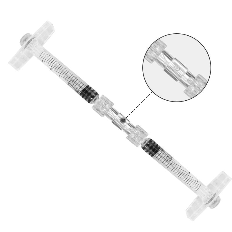 Female to Female Luer Lock Connector Adaptor / Syringe Coupler, Sterile