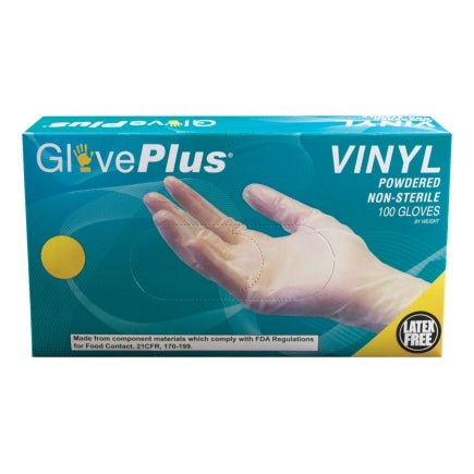 GlovePlus Industrial Clear Vinyl Gloves - 4mil, Latex Free, Non-Sterile, Powder Free Canada