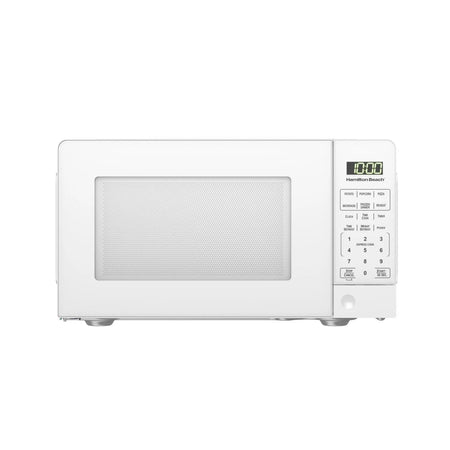 Hamilton Beach 0.7 cu ft 700W Compact Size Microwave, White