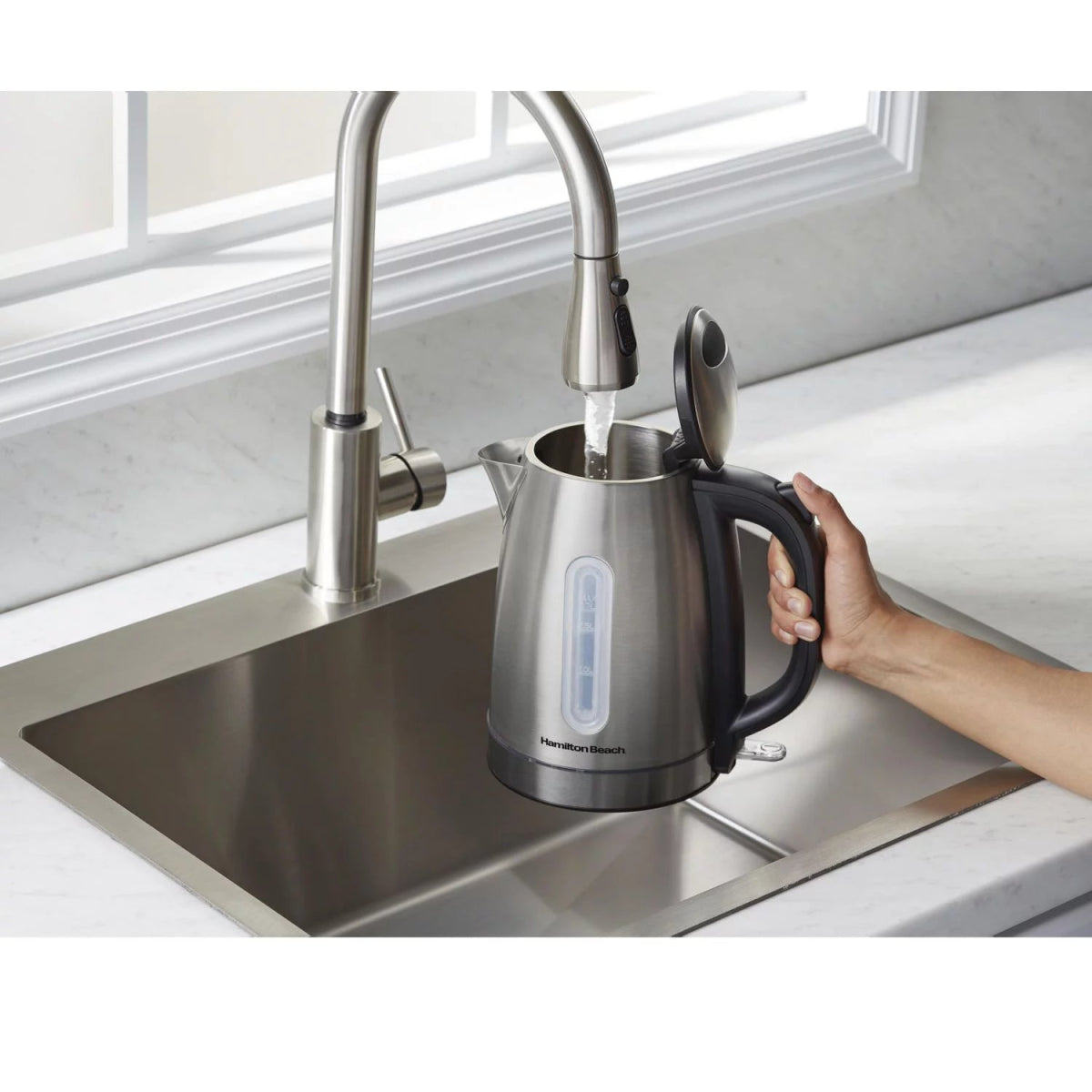 Hamilton Beach 1.7L Stainless Steel Electric Kettle