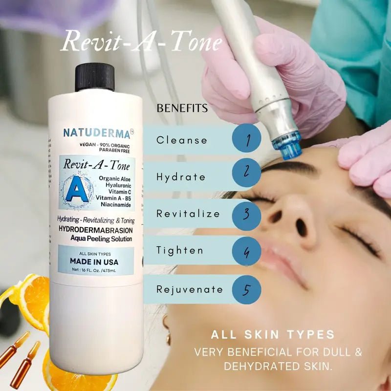 Hydrodermabrasion Serum for Hydrofacials, RevitaTone Hydrating Revitalizing + Toning