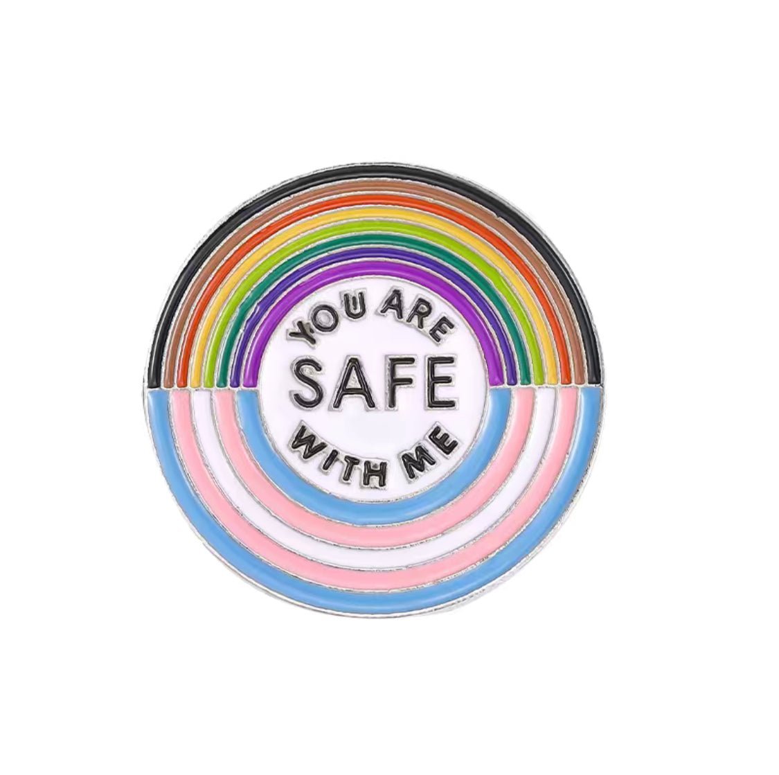 Lapel Pin - Rainbow Pride Flag Enamel Pin for Aestheticians