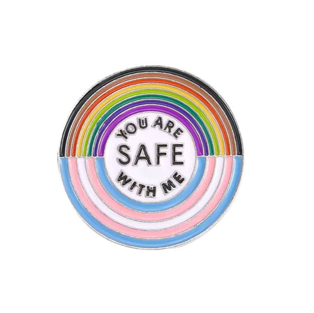 Lapel Pin - Rainbow Pride Flag Enamel Pin for Aestheticians