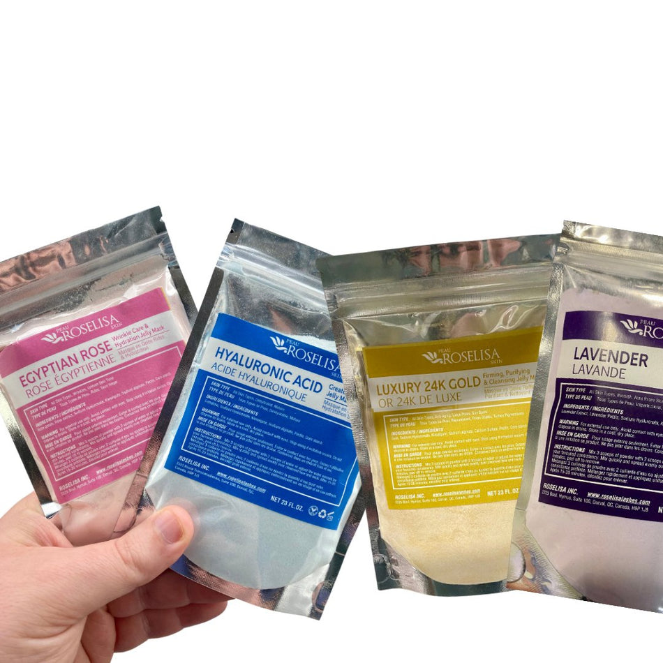 Roselisa Jelly Mask Sampler Bundle - All 10 Samples in 1 Bundle