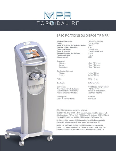 Silhouet Tone MPR Thoroidal RF Face + Body Contouring System