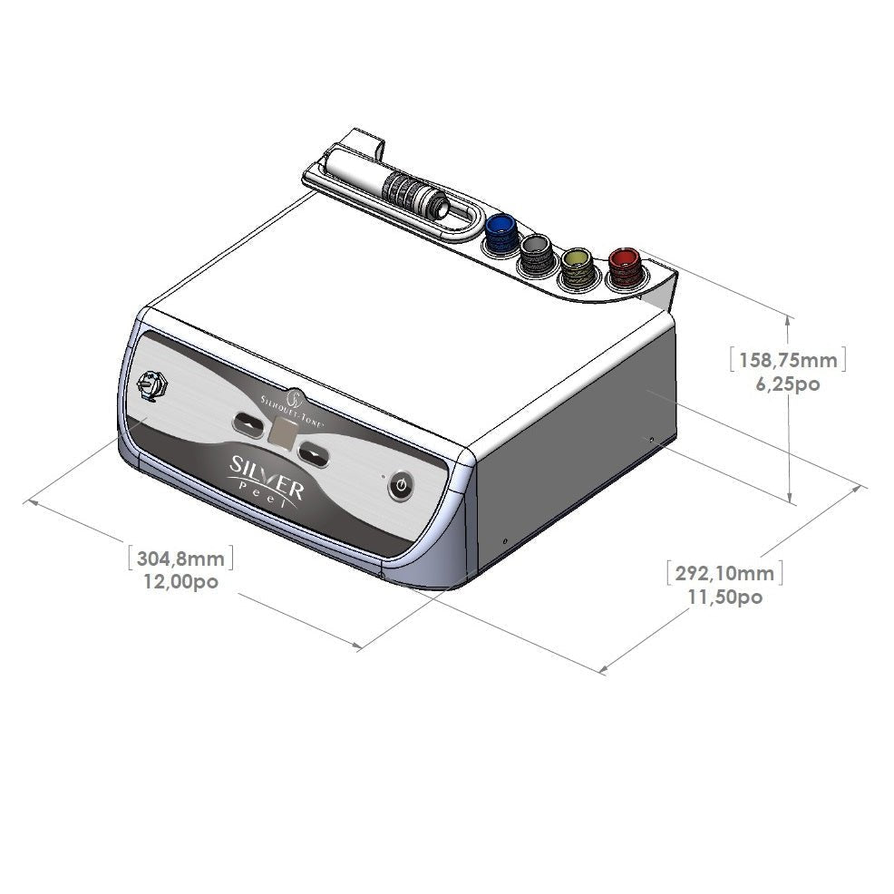 Silhouet Tone Silver Peel Microdermabrasion Machine