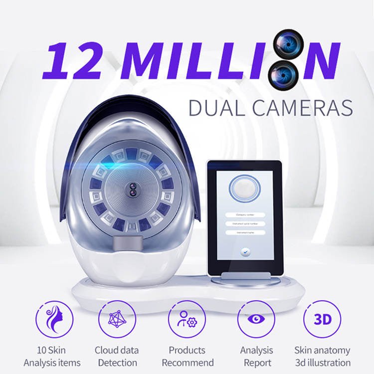 Skin Analysis System, 3D Full Facial Skin Scan Machine