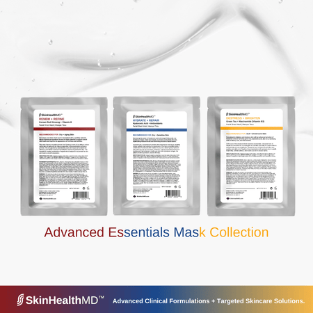 SkinHealthMD Advanced Essentials Mask Collection - Box of 6 Sheet Masks