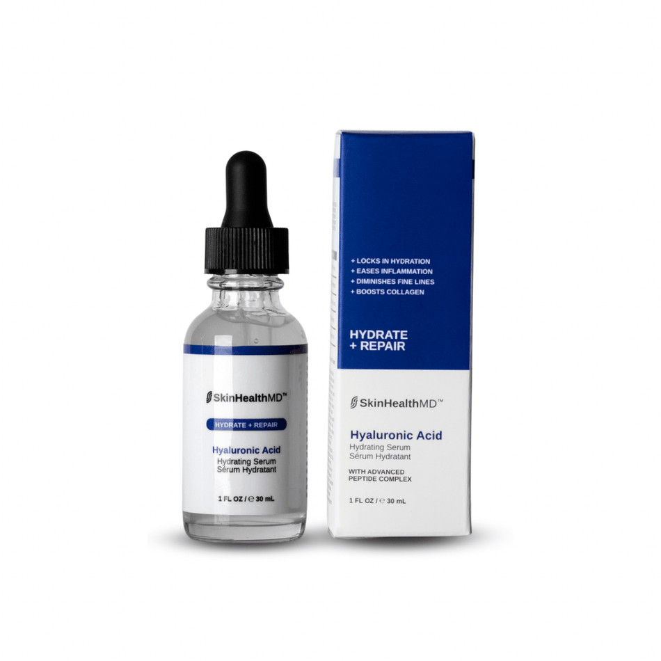 SkinHealthMD Hyaluronic Acid Serum with Advanced Peptide Complex, 1 oz / 30ml