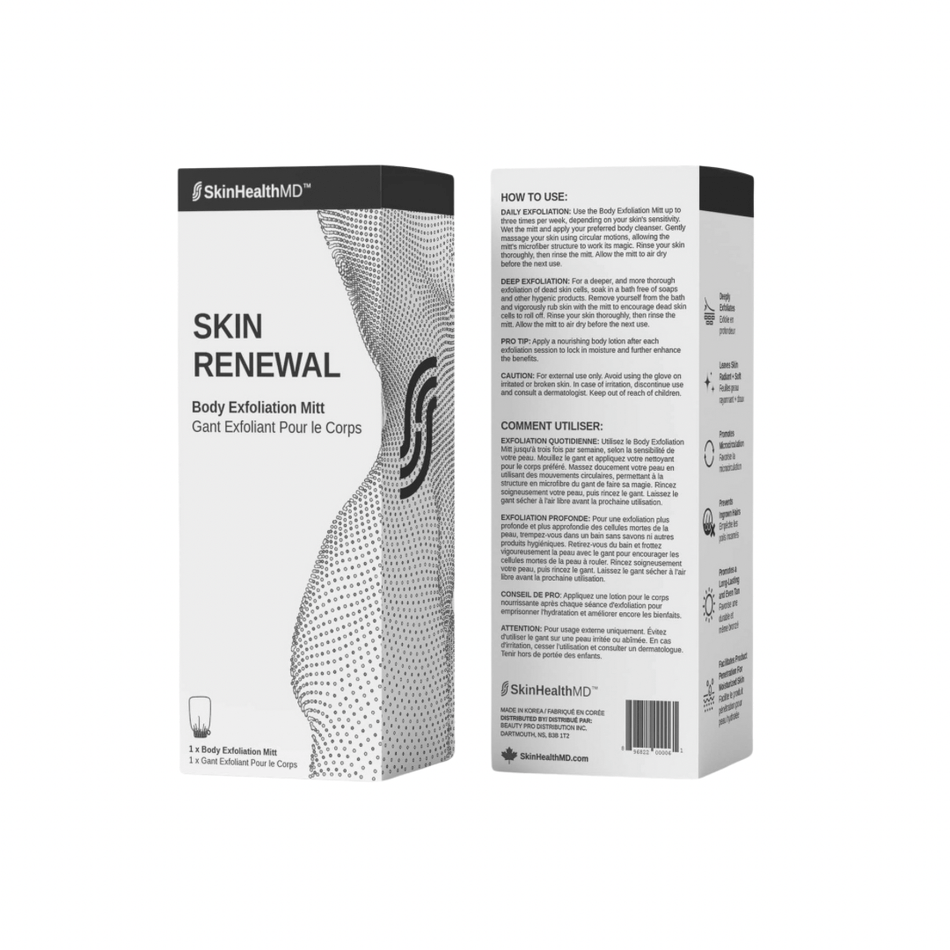 SkinHealthMD Skin Renewal Body Exfoliation Glove / Mitt