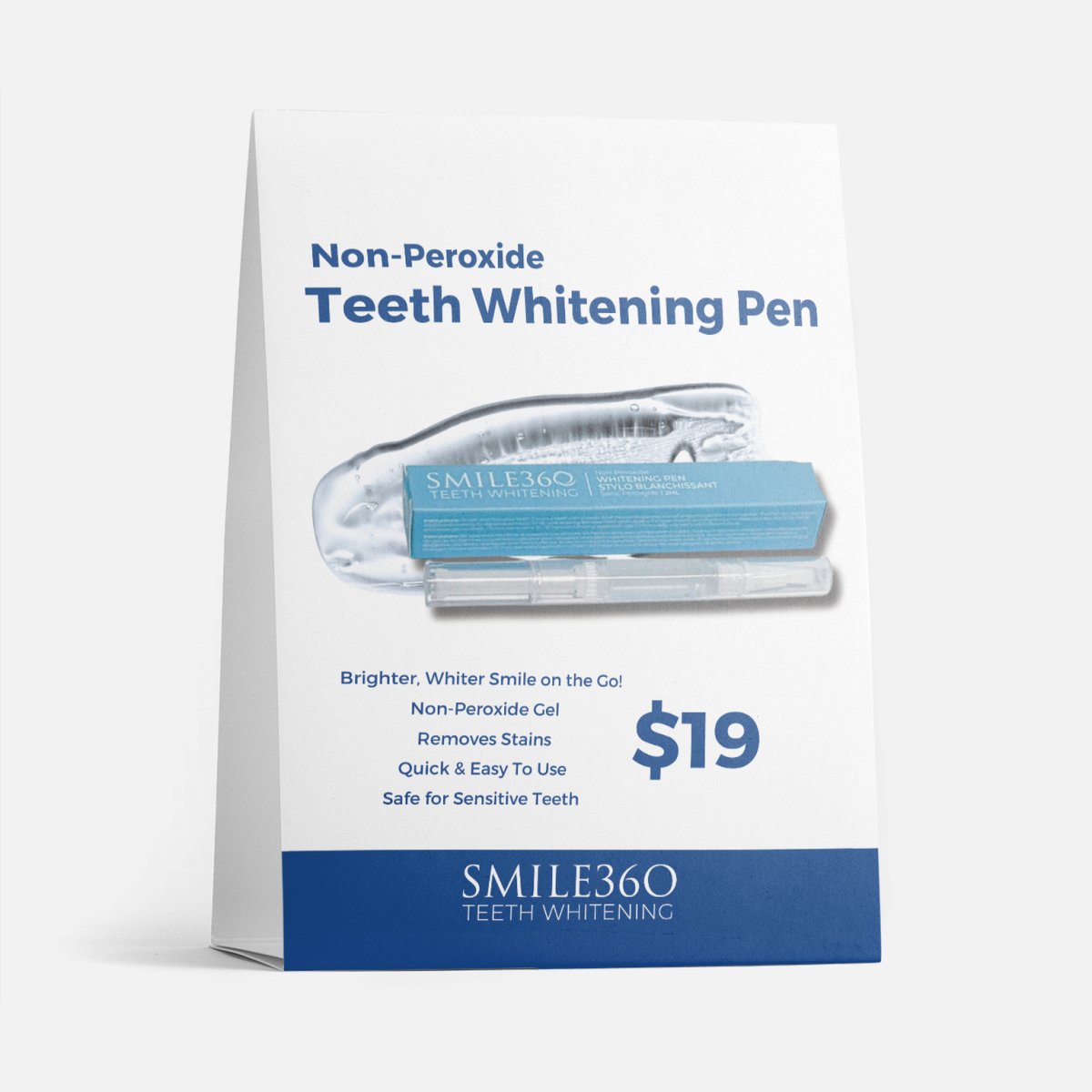 Smile360 Retail Promo Tent Card - Ultimate Trio / Teeth Whitening Pen