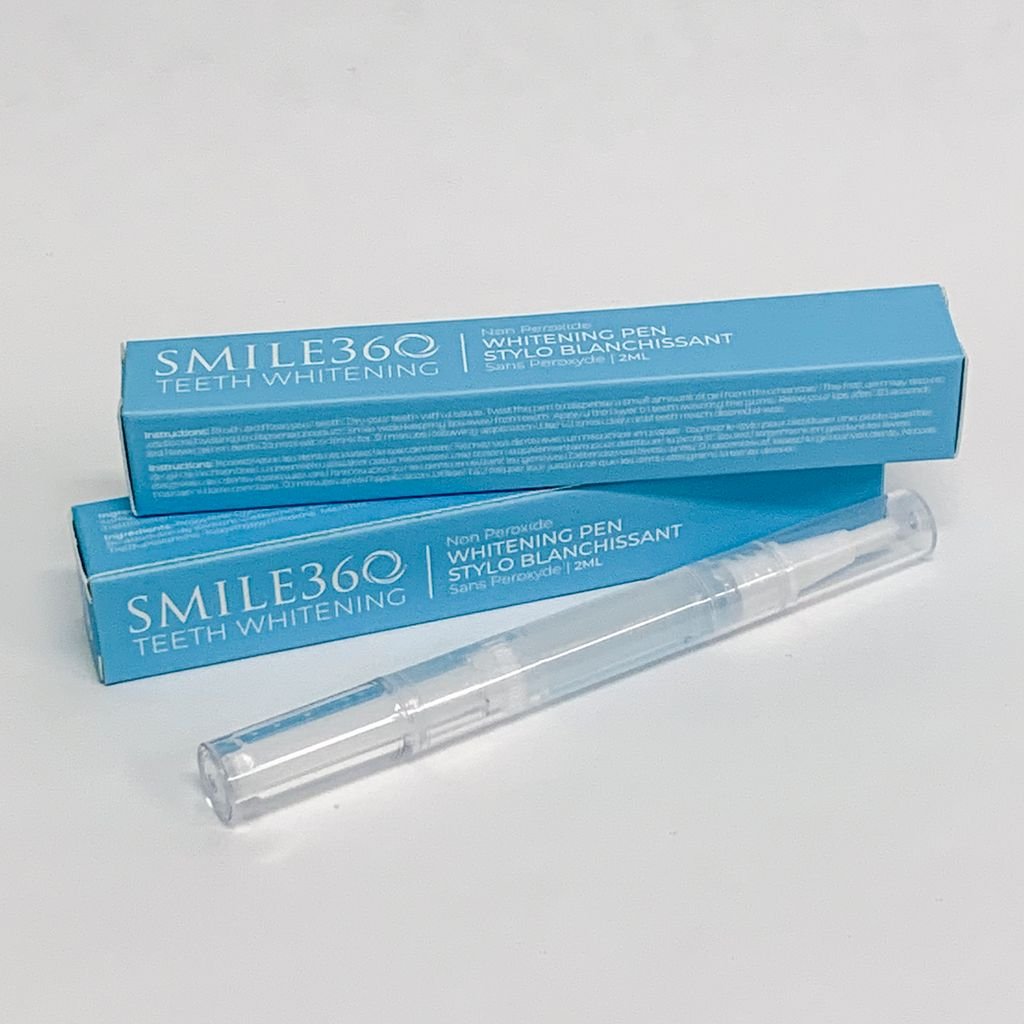 Smile360 Teeth Whitening Pen, Non-Peroxide Gel for Sensitive Teeth, 2ml