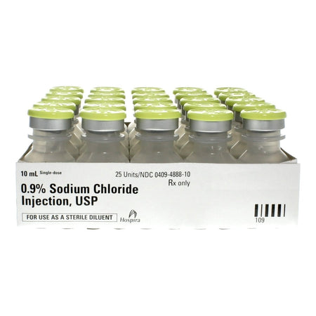 Sodium Chloride 0.9% for Injection, 10 mL Vial with No Preservative