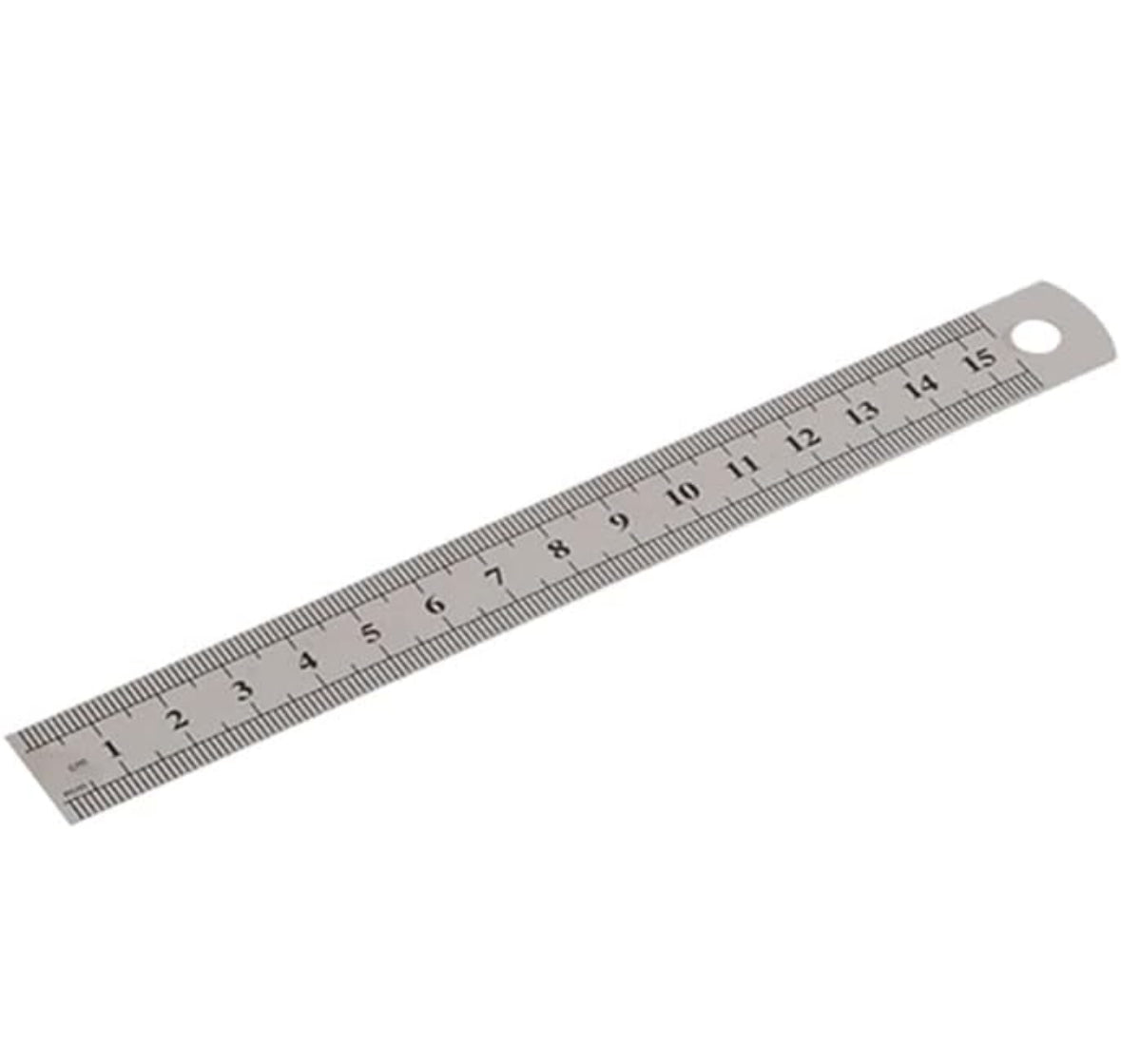 Stainless Steel Ruler, 6 inch / 15cm Double Side