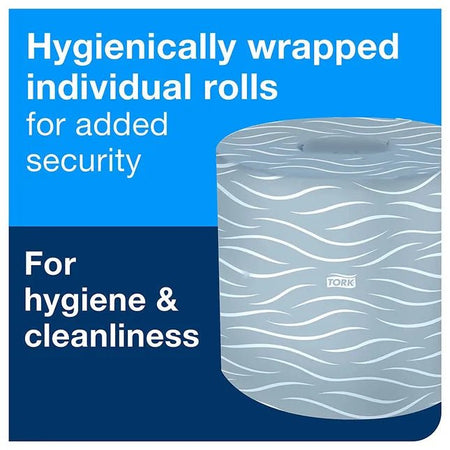 Tork Toilet Tissue 2 - ply 500 Sheet Roll, Case of 48 rolls