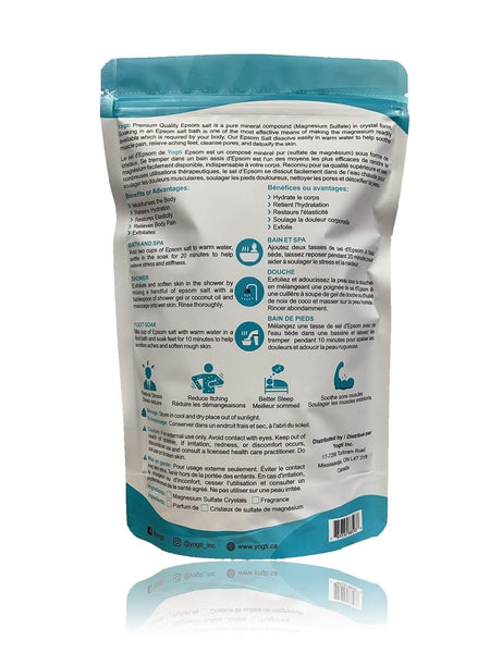 Yogti Epsom Salt Magnesium Sulfate USP, 3lb