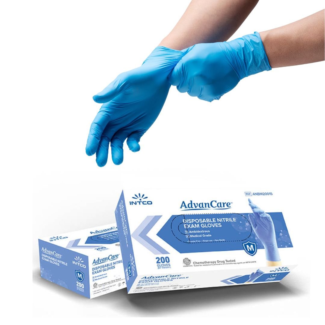 Nitrile disposable gloves box of deals 100